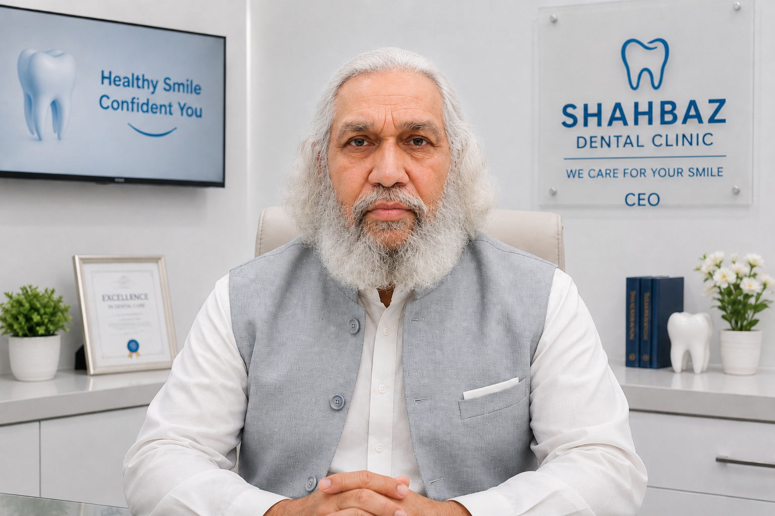Portrait of Dr. Manzoor Shahbaz